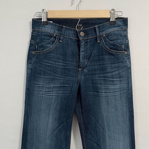 NWT Citizens of Humanity Hutton Medium Rise Wide Leg Women's Blue Jeans Size 26 - Picture 10 of 11